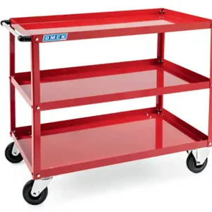 Consegna Rapida Carrello porta attrezzi smontabile OMCN 208/S 1000x600x830mm a 3 vasche, portata 180Kg
