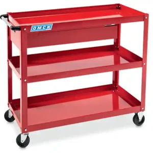 Prezzo Basso Carrello a 3 vasche smontabile OMCN 109/CS 800x420x750mm con cassetto, portata 150Kg