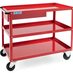 Carrello a 3 vasche smontabile OMCN 209/S 1000x600x830mm con cassetto, portata 180Kg Subito Disponibile