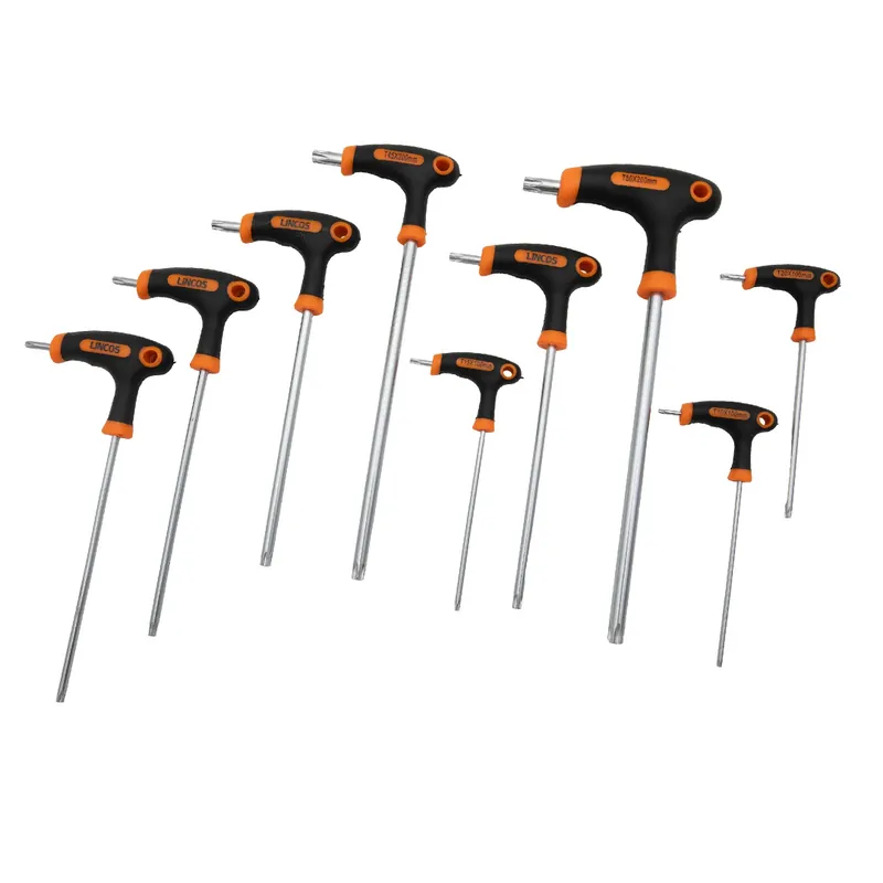 Cacciaviti Torx con impugnatura a T T10 - T50, 9 pezzi Lincos Promo Stagionale