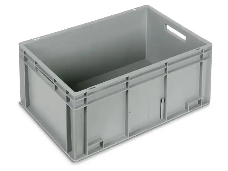 Super Prezzo Cassetta in plastica Fami Euro Box 600x400x280mm con maniglie aperte e fondo rinforzato