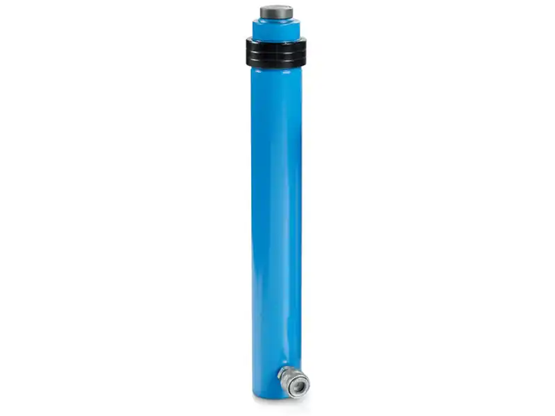 Cilindro idraulico corsa lunga semplice effetto OMCN 361/EM ritorno a molla h.450mm, 20 Ton Offerta Lampo