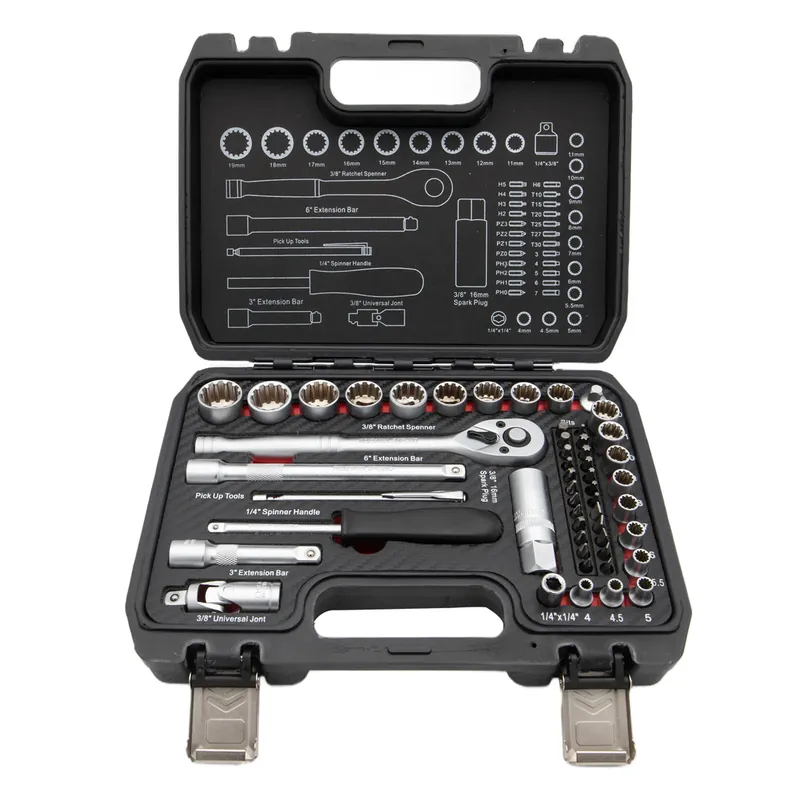 Ultima Occasione Set di chiavi a bussola e attrezzi - 3/8" Spline - 52 pezzi