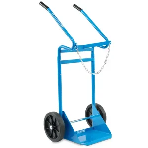 Carrello portabombole OMCN 095/A 540x310x1220mm per una bombola, 200Kg Pagamento Sicuro