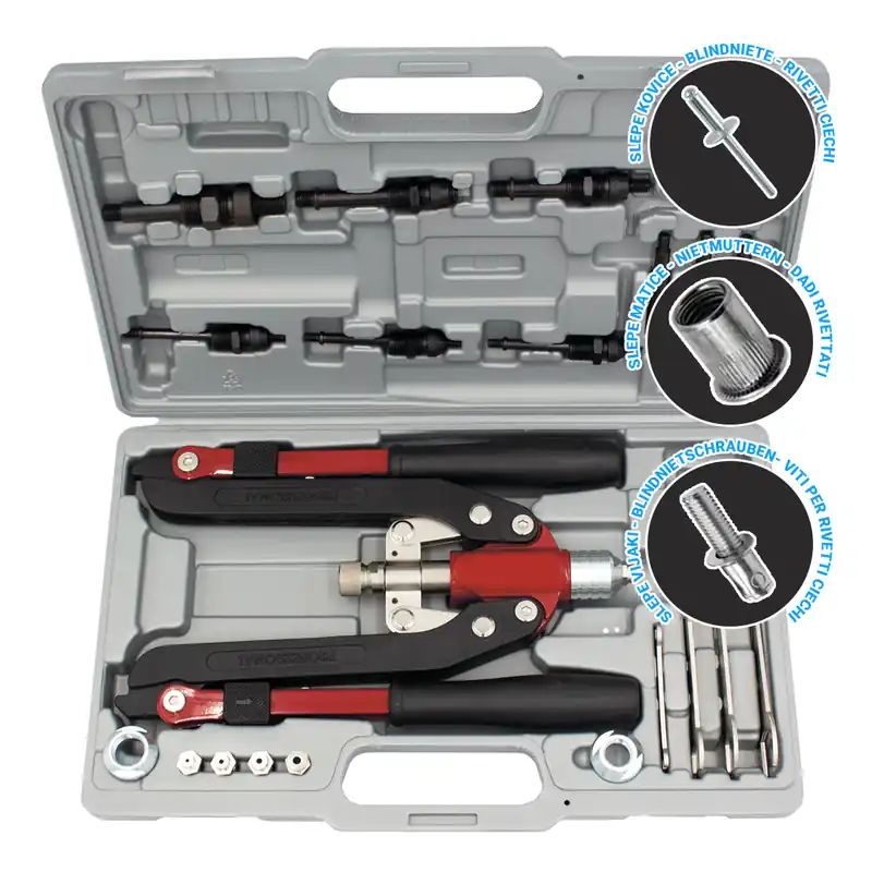 Set universale per rivetti ciechi, dadi e viti, 3.2 - 6.4, M4 - M12 Scelto Dai Clienti