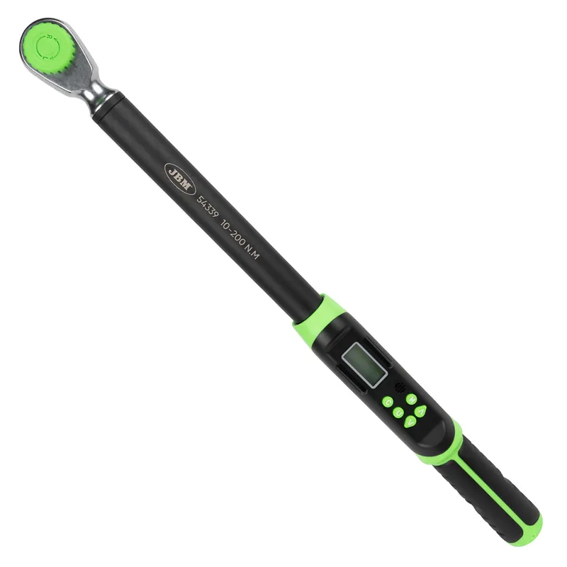 Nuovo Arrivo Chiave dinamometrica digitale con misurazione angolare 1/2" da 10 a 200 Nm JBM