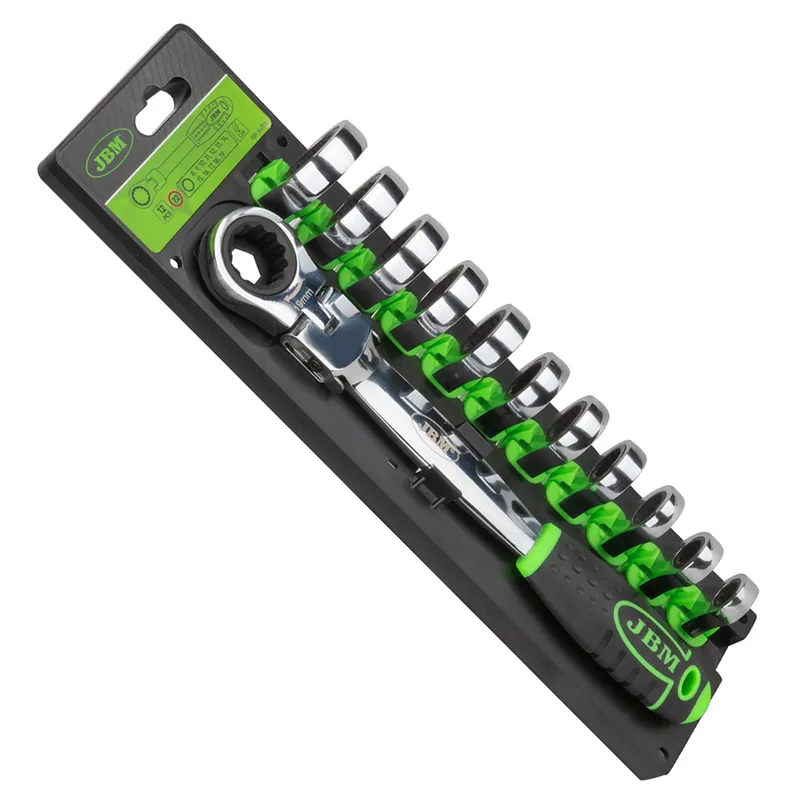 Ultima Occasione Set chiave a cricchetto con inserti intercambiabili da 8 a 19 mm 13 pezzi