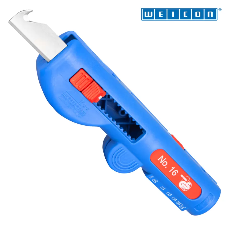 Coltello multifunzionale per rimuovere l‘isolamento del cavo 8 - 13 mm Weicon Compra Online