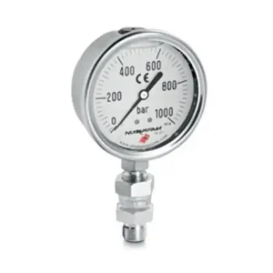 Manometro in glicerina OMCN M/1 63mm, scala 0-1000bar Bestseller