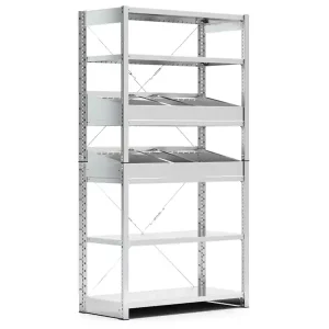 Ultime Pezzi Scaffale per minuteria Fami ST1028 1057x621x2011mm a 6 piani con divisori