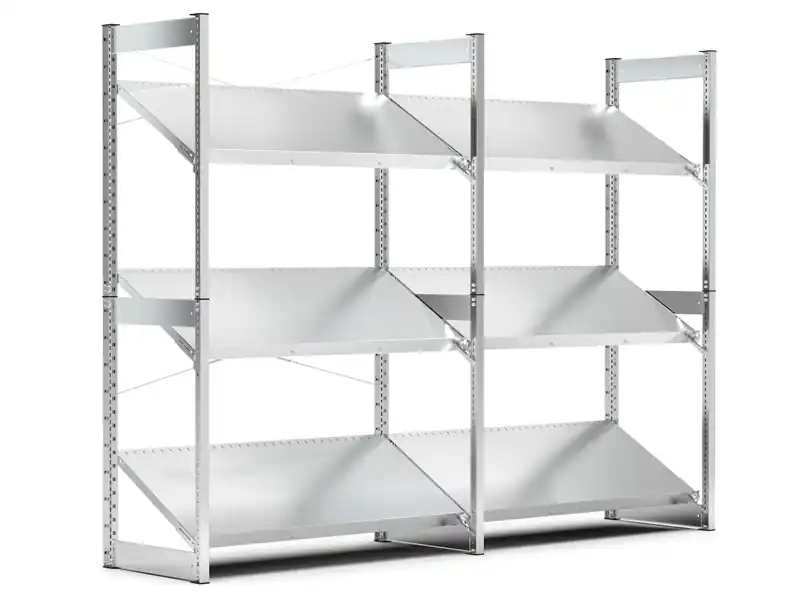Affare Scaffale a 6 piani inclinati Fami ST2604 2671x521x2016mm metodo LIFO