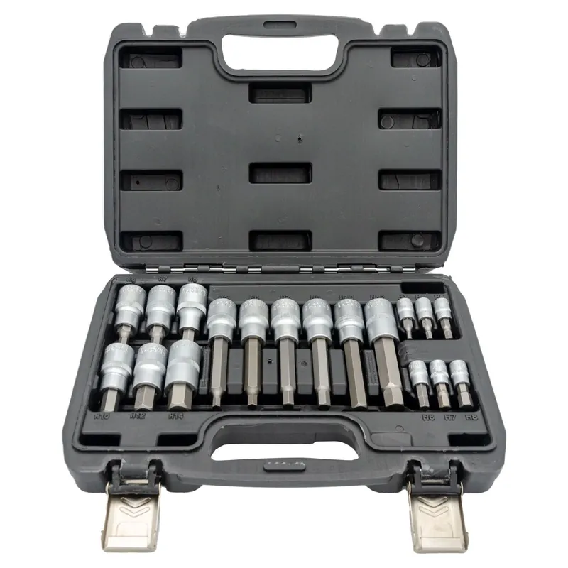 Chiavi a bussola - Imbus da H3 a H14 CrV 1/2" - 18 pezzi Ultime Pezzi