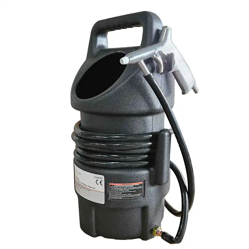 Consegna Rapida Sabbiatrice portatile con serbatoio da 10 l e tubo da 4,5 m