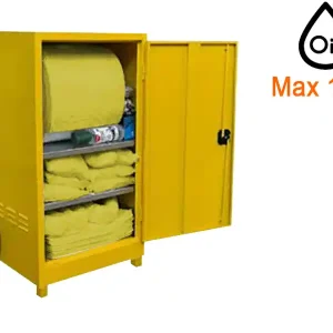 Armadio carrellato Carvel 580x460x1000mm con materiale assorbente prodotti chimici, 181lt Professionale