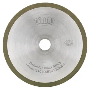 Spedizione Espresso Mola troncatrice diamantata con corona continua Tyrolit per cilindri in metallo duro, 100-150mm
