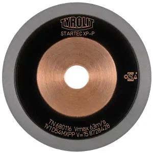 Sconto Disco abrasivo diamantato Tyrolit Startec XP-P forma 1V1 per rettifica di scanalature, 100mm
