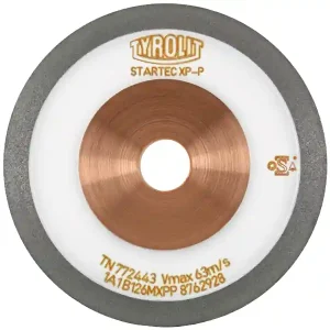 Disco abrasivo Tyrolit Startec XP-P CBN forma 1A1 per rettifica acciaio superrapido, 100mm Scelto Dai Clienti