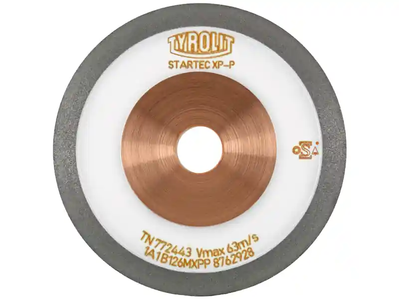 Disco abrasivo Tyrolit Startec XP-P CBN forma 1A1 per rettifica acciaio superrapido, 100mm Scelto Dai Clienti