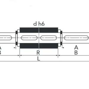 Prezzo Di Fabbrica Kit Perno albero lento doppio per riduttori di giri CH04