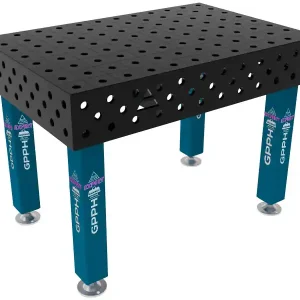 Reso Gratuito Banco per saldatura SteelExpert GPPH 1,2x0,8mt spessore 25mm, fori 28mm