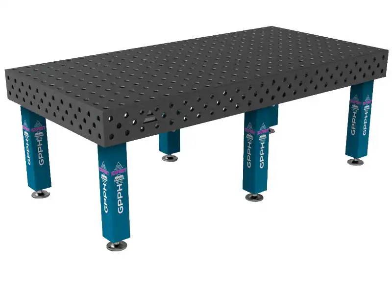 Banco per saldatura SteelExpert GPPH 2,4x1,2mt spessore 25mm, fori 28mm Prezzo Di Fabbrica