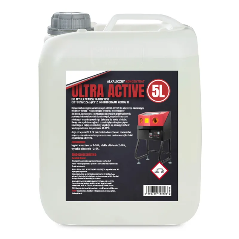 Offerta Speciale Detergente alcalino per lavapezzi da officina Ultra Active 5L