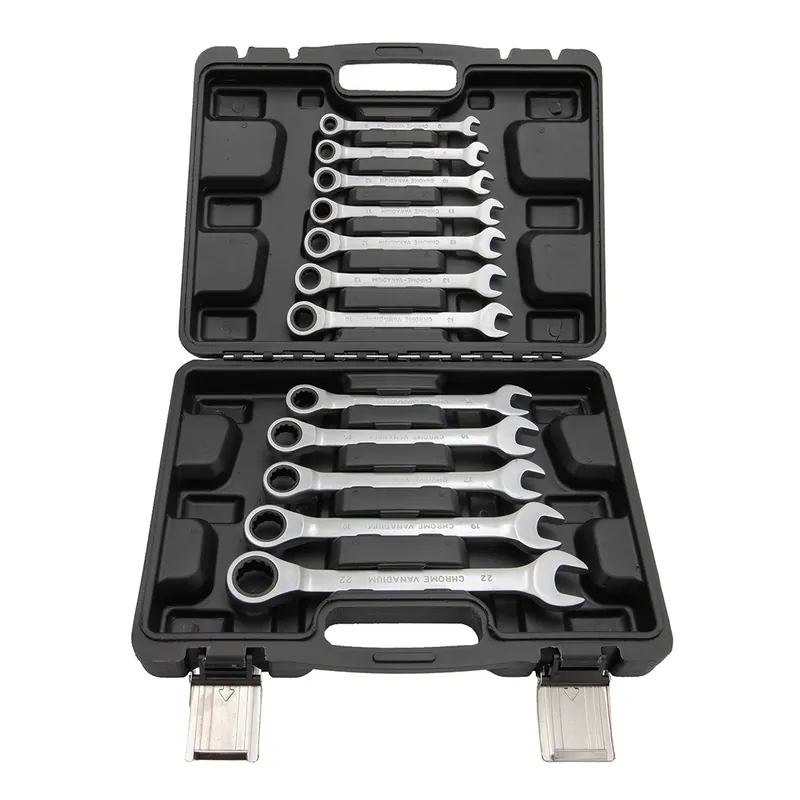 Set di chiavi combinate con cricchetto - da 8 a 19 mm - 12 pezzi Offerta