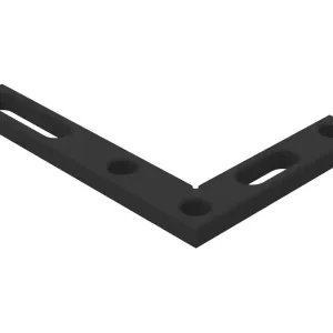 Squadra piana 350x250mm SteelExpert GPPH, spessore 25mm, fori 28mm Ultimissimo Modello