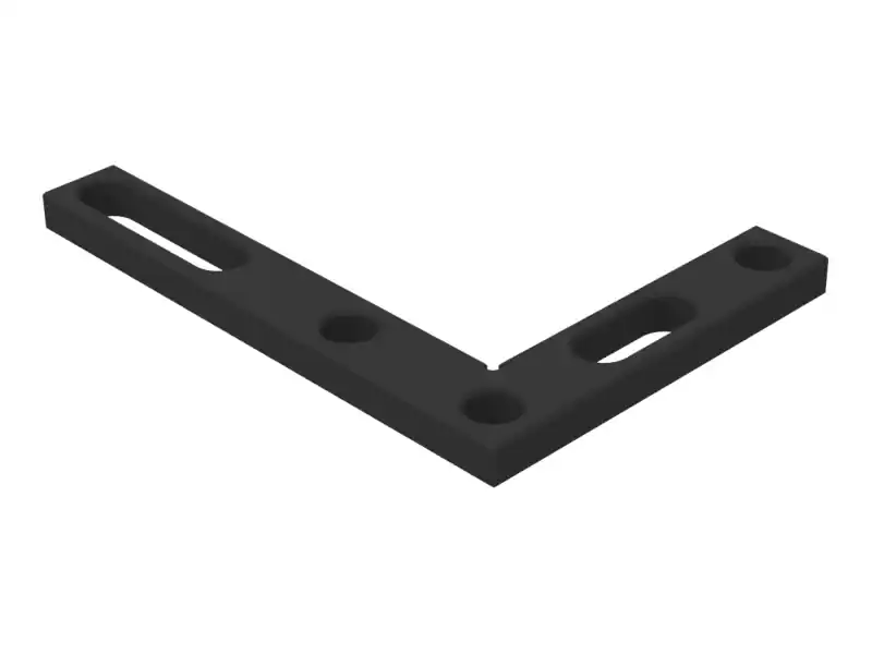 Squadra piana 350x250mm SteelExpert GPPH, spessore 25mm, fori 28mm Ultimissimo Modello