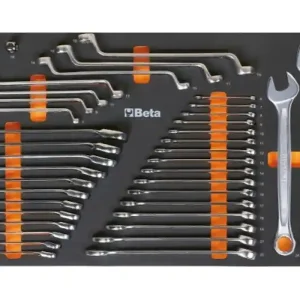 Assortimento 40 chiavi combinate, poligonali e cricchetto Beta M25 in termoformato morbido EVA Prezzo Scontato