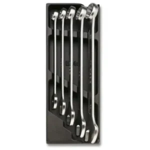 Assortimento 5 chiavi combinata a forchetta e poligonali Beta T06 in termoformato rigido ABS Scelto Dai Clienti