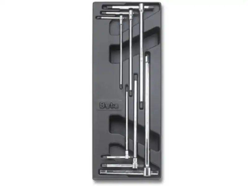 Assortimento 6 chiavi a T con tre estremità maschio esagonali Beta T68 in termoformato rigido ABS Ordina Subito