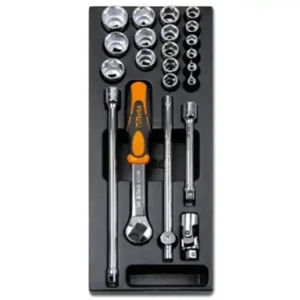 Assortimento 22 bussole esagonali da 3/8" Beta T92 in termoformato rigido ABS Compra Oggi Stesso