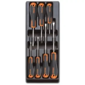 Assortimento 7 giravite Evox per viti lama piatta e Phillips Beta T221 in termoformato rigido ABS Compra Oggi Stesso
