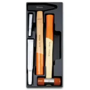 Assortimento 4 utensili a percussione Beta T234 in termoformato rigido ABS Esclusivo