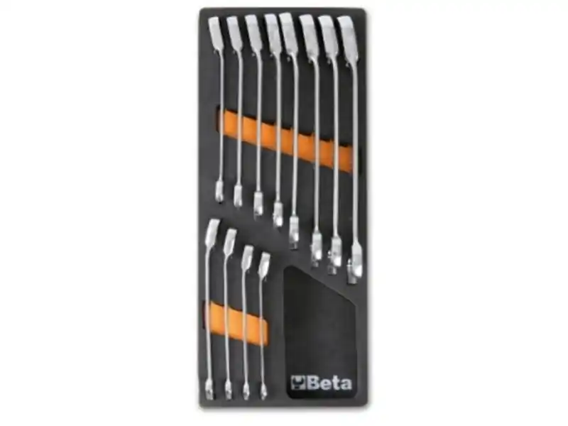 Assortimento 12 chiavi combinate a cricchetto Beta M45 in termoformato morbido EVA Ordina Subito