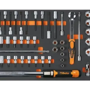 A Buon Prezzo Assortimento 54 bussole esagonali da 1/2" Beta M115 in termoformato morbido EVA