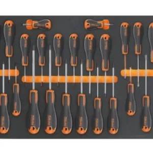 Assortimento 25 giravite Evox ad impronta mista Beta M213 in termoformato morbido EVA Must-Have