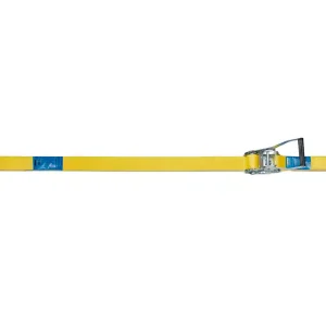 Popolare Cinghia di ancoraggio in poliestere Strops CR50 9mt con tenditore e ganci sponda, 1500 daN
