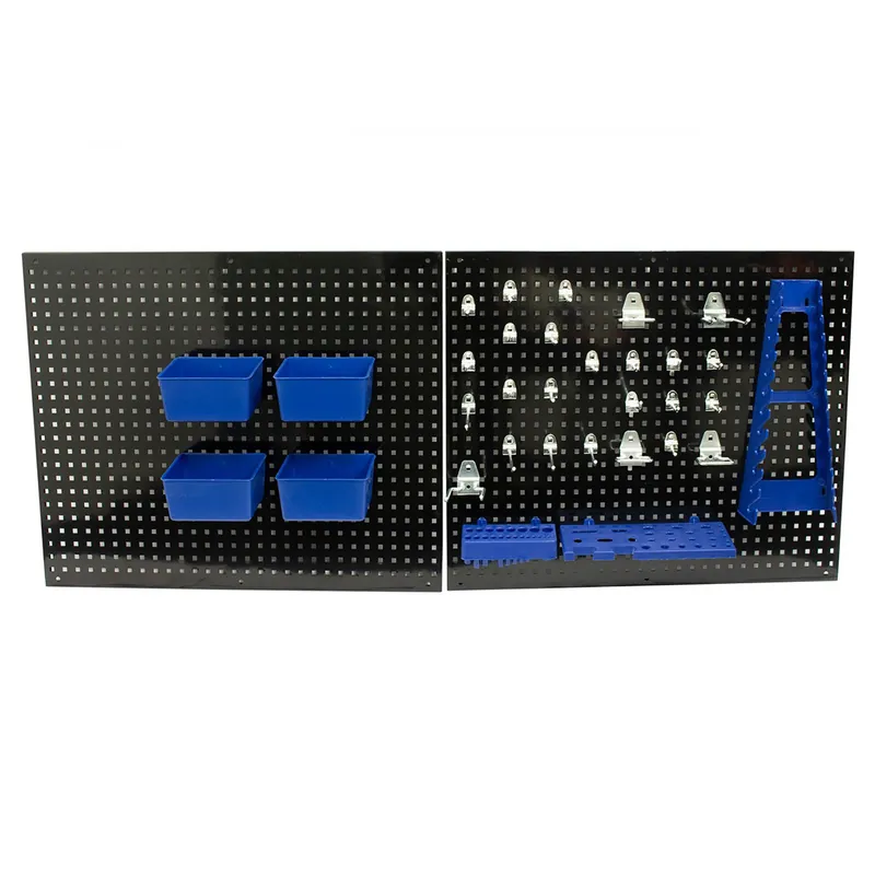 Parete perforata - 1100 x 455 mm, con contenitori e ganci. Compra Adesso