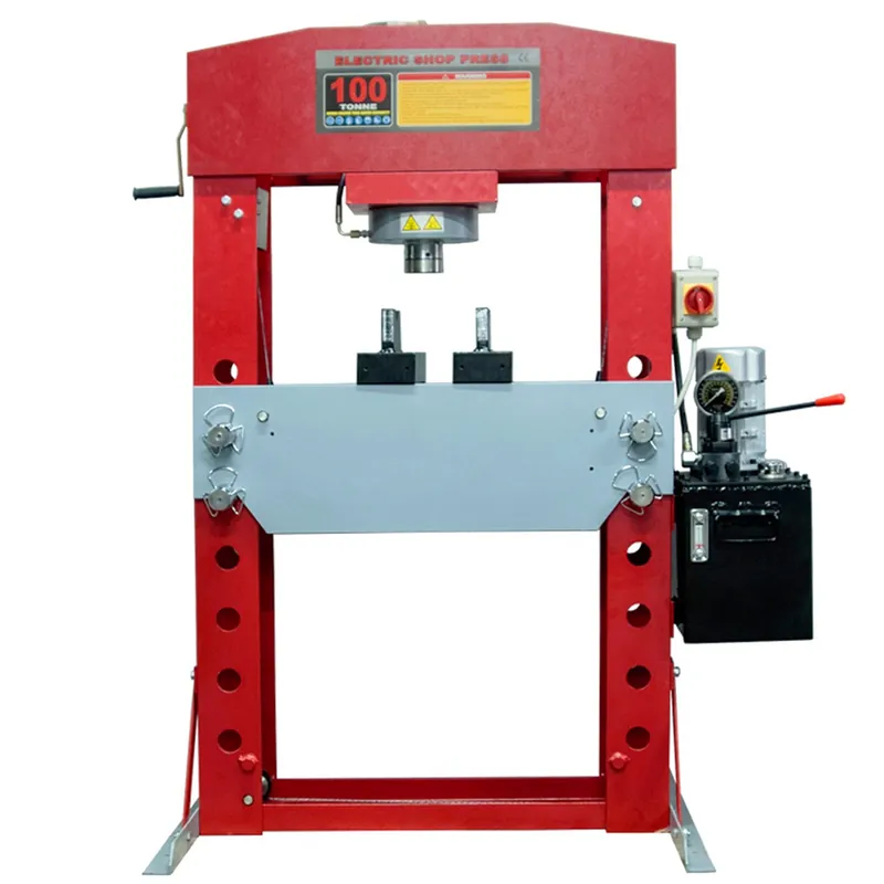 Popolare Pressa da officina elettroidraulica 100T 380V con manometro