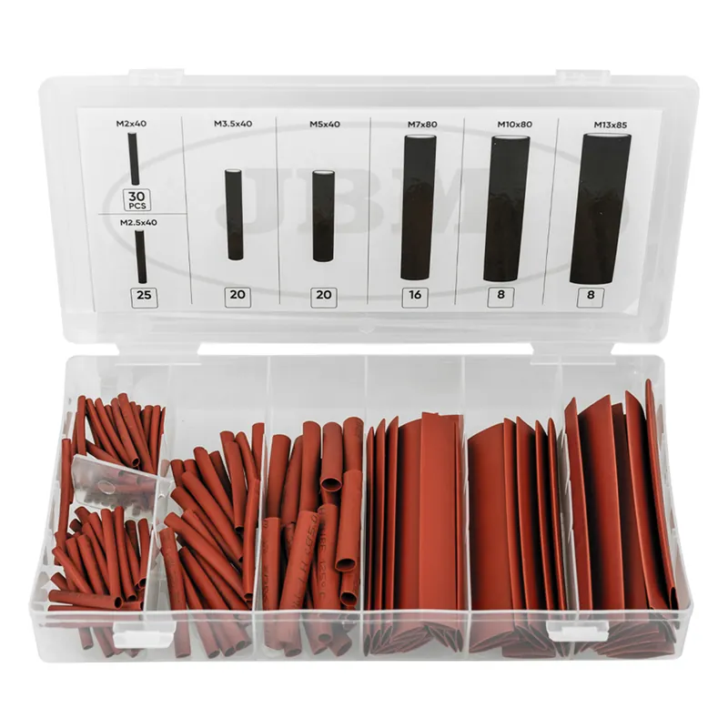Super Prezzo Guaina termorestringente rossa, 2–13 mm, set da 127 pezzi
