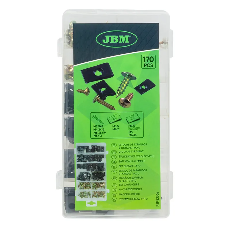 Prezzo Di Fabbrica Viti e clip di fissaggio - da M3.5 a M5 - 170 pezzi