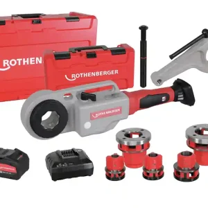 Scelto Dai Clienti Rothenberger filiera batteria Supertronic 2000E CAS, 1/4" a 2" in valigetta