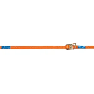 Cinghia di ancoraggio in poliestere Strops CR35 6mt con tenditore e ganci sponda, 1000 daN Pagamento Sicuro