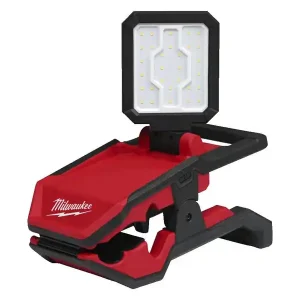 Promozione Esclusiva Faro Led per ponteggi Milwaukee M18 PAL2-0 con testa direzionabile, 2000 lumen