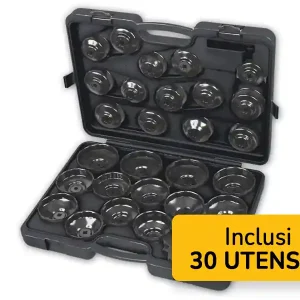 A Buon Prezzo Assortimento 28 chiavi a bussola Beta 1493/C30 per filtri olio standard e Purflux