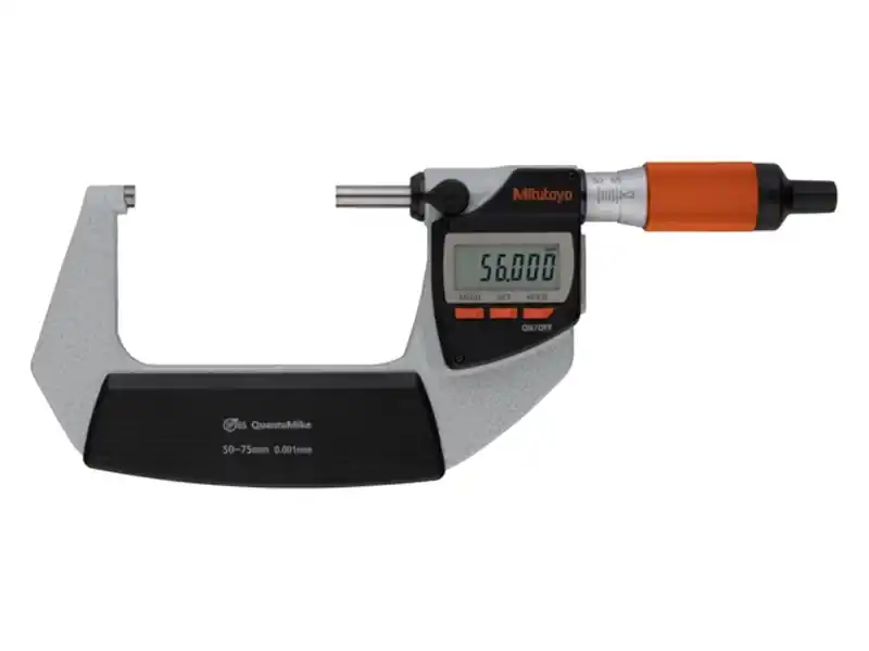 Professionale Mitutoyo micrometro digitale esterni QuantuMike 50-75mm risoluzione 0,001mm, uscita bidirezionale