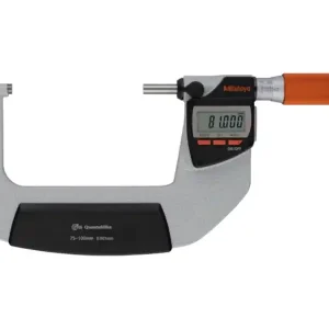 Mitutoyo micrometro digitale esterni QuantuMike 75-100mm risoluzione 0,001mm, uscita bidirezionale Prezzo Ridotto