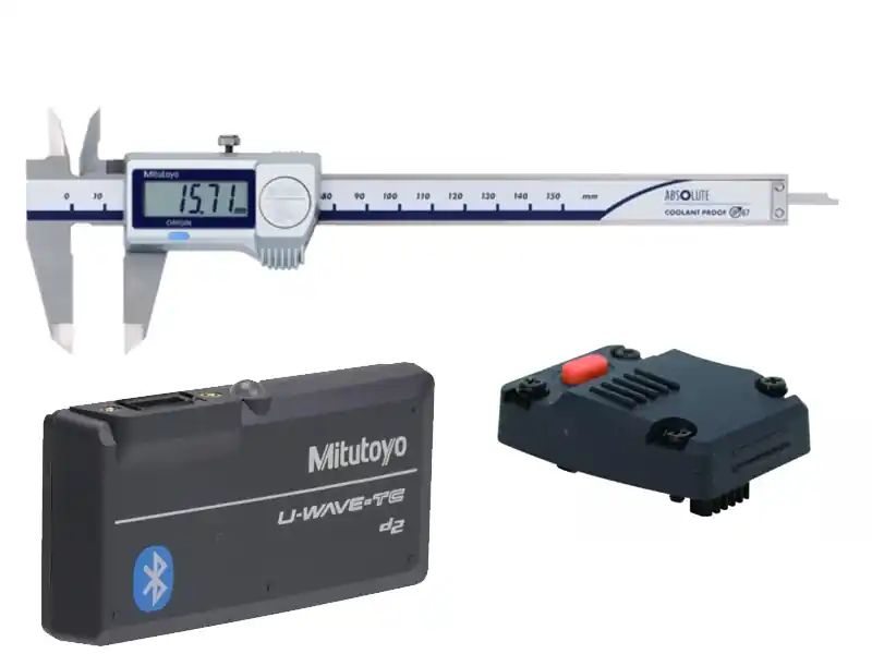 Mitutoyo calibro digitale ABS impermeabile IP67 0-150mm con kit trasferimento dati wireless U-Wave Bestseller